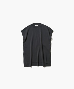 ATON 50/2 NATURAL DYED ORGANIC | モックネックプルオーバー CHARCOAL GRAY