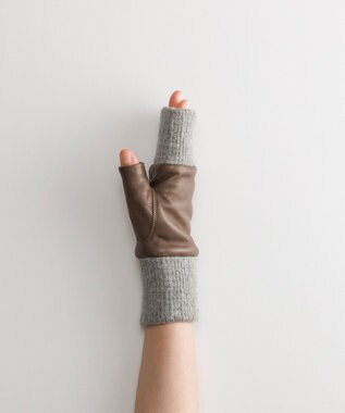 ORuKuBET Italian Sheep  Finger Free (WOMEN)【日本製・数量限定】 グレージュ2