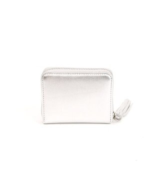 UNBILLION ペルケ perche / マルチスタッズ・ジャバラカードウォレット ライトシルバー