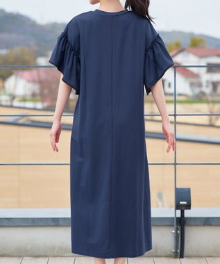 Tiaclasse 【冷凛(ひやりん)カノコ】フリル袖ワンピース ブルー