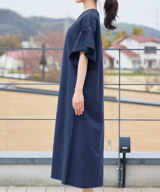 Tiaclasse 【冷凛(ひやりん)カノコ】フリル袖ワンピース ブルー