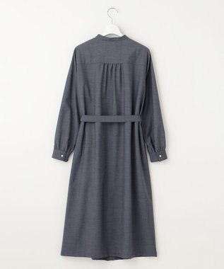 J.PRESS LADIES 【洗える】T/W/R ウォッシャブル ワンピース ネイビー系