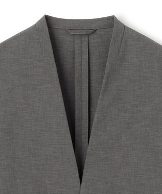 UNFILO MENS TENNEN TOUCH ノーカラージャケット [24年春夏商品] グレー