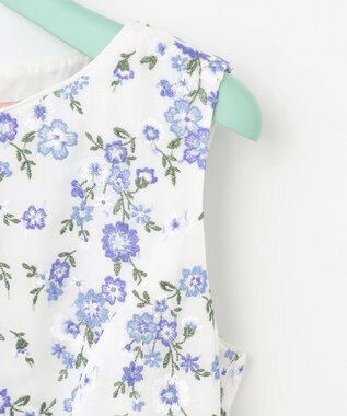 TOCCA 【洗える】MAY FLOWERS ドレス ブルー系7