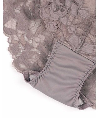 une nana cool リボンブラレース　総レースショーツ ブラウン