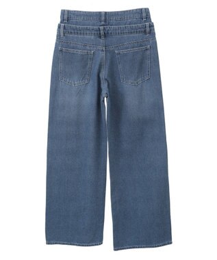 Green Parks ・ＥＬＥＮＣＡＲＥ　ＤＵＥ　Ｗウエストデニムパンツ Light Indigo