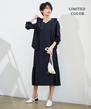 ICB 【接触冷感・UVカット・速乾・洗える】マットスキューバ パーカー ネイビー系［WEB限定］