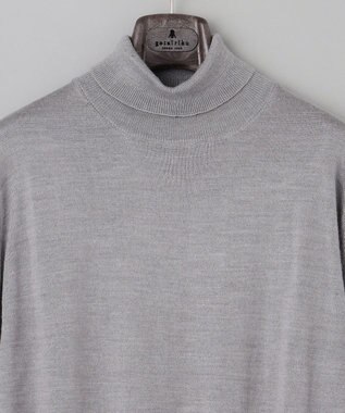 GOTAIRIKU 【ベーシックニット】ハイゲージタートルネック ニット グレー系