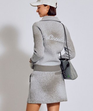 PW CIRCULUS 【手洗い洗濯可】 【WOMEN】グラデーションニットスカート ゴルフ レディース グレー系