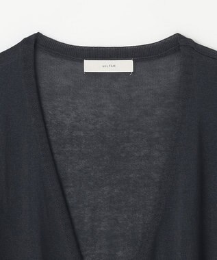 ANY トッパーニットカーディガン チャコール