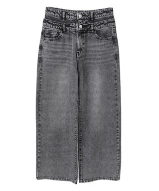 Green Parks ・ＥＬＥＮＣＡＲＥ　ＤＵＥ　Ｗウエストデニムパンツ Light Indigo