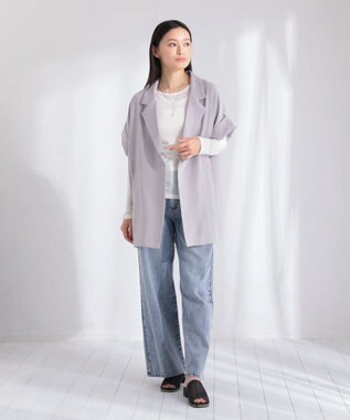 Green Parks ・ＥＬＥＮＣＡＲＥ　ＤＵＥ　Ｗウエストデニムパンツ Light Indigo