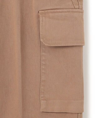 J.PRESS MEN コットンピケストレッチ カーゴパンツ ベージュ系