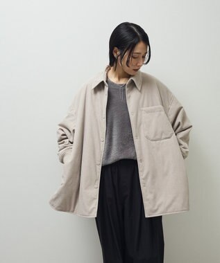 Green Parks シャギークルーネックニットプルオーバー Gray