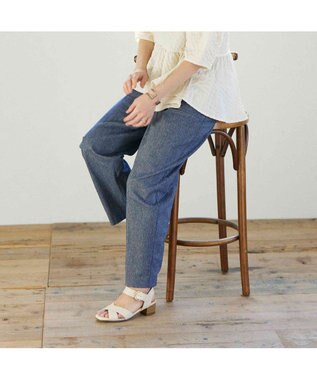 ing <ing>【WEB限定】【3E】ストラップクロスサンダル アイボリー