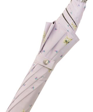 MOONBAT 【 遮光率100％/遮熱/UV】PAUL&JOE ACCESSOIRES(ポール&ジョー) 晴雨兼用日傘 ジプシー ネコ 長傘 ライトパープル