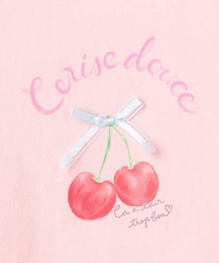 ANY KIDS 【綿100%】オーバーサイズ 半袖Tシャツ ピンク