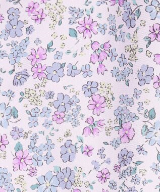 ANY KIDS 裾スカラップ ショートパンツ ラベンダー×花柄