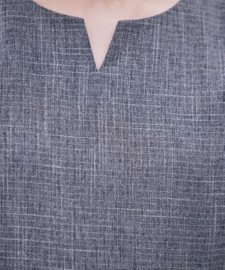 Tiaclasse 【洗える】プリーツワンピース ネイビー