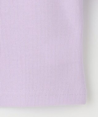 ANY KIDS スナップボタン フレンチ カーディガン ラベンダー