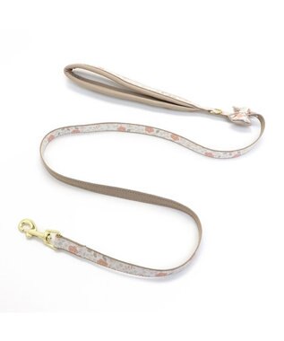 PET PARADISE 花柄 リード【ＳＳ~Ｓ】 小型犬 茶系