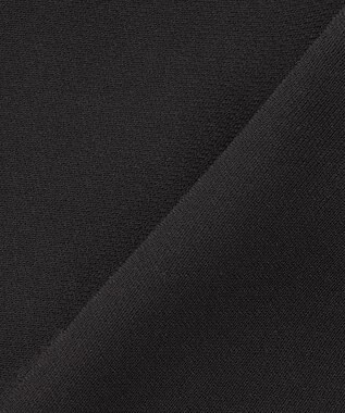 uncrave ウォッシャブルダブルクロス ビスチェブラウス(フレンチスリーブ) ブラック