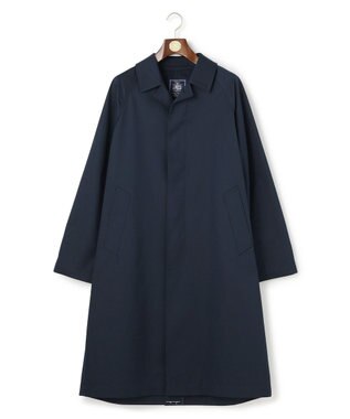 J.PRESS MEN 【J.PRESS ORIGINALS】【UNISEX】Cotton Like Polyester Balmacaan Coat ネイビー系
