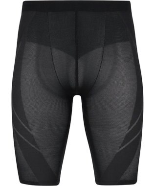 CW-X 【MEN】 CW-X スポーツタイツ ハーフ ひざ上丈 下半身サポート(股関節・腰・おしり・ふともも) 全面メッシュ素材 マラソン・球技 メンズ HZO775 /ワコール ブラック