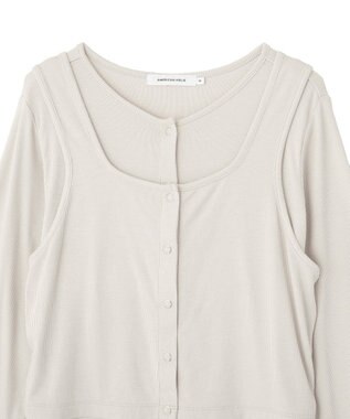 AMERICAN HOLIC 【2点セット】カーディガン+タンクトップ Ivory