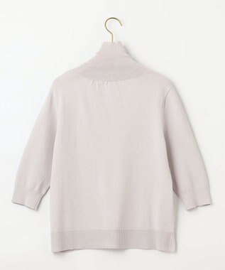 組曲 MINA六分袖タートルネック ニット ベージュ系
