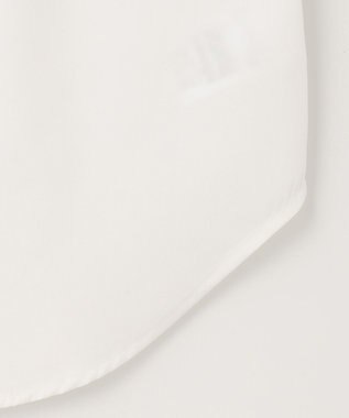 ANY 【洗える】異素材コンビ レイヤードトップス ブラック×ホワイト