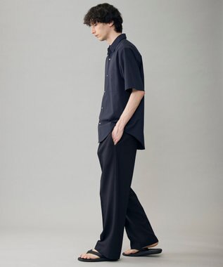 UNFILO MENS ウーリーノ 2タックスラックス ネイビー