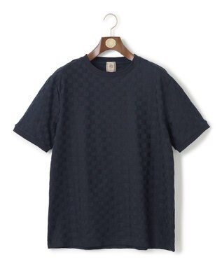 J.PRESS MEN 【KING SIZE】【吸湿速乾 / ビジネス対応】【J.PRESS PREMIUM JERSEY】 リンクス Tシャツ ネイビー系