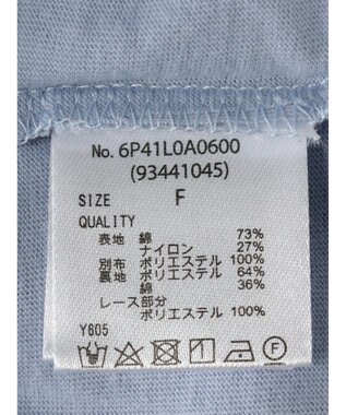 Green Parks ・Ｐｅｔｉｔ　Ｆｌｅｕｒ　イロイロレースブラウス Blue