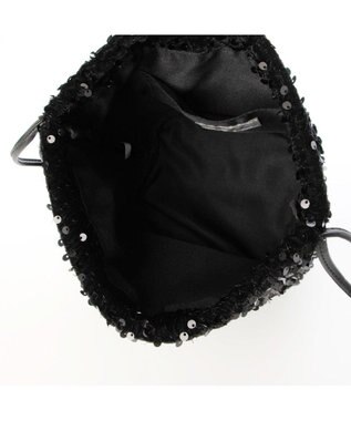 UNBILLION cachecache ベルベットスパンコールドロストバッグ ブラック