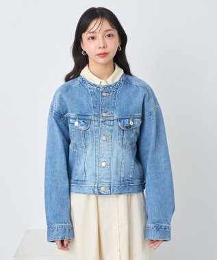 earth music&ecology Ｌｅｅ　×　ｅ．ｍ．ａ．ｅ．　ライダースジャケット Indigo