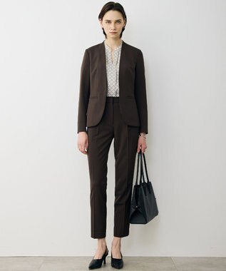 ICB Fiedテーパードパンツ ブラウン系