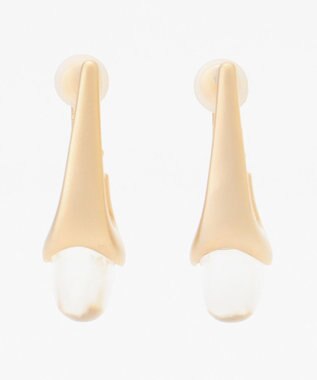 自由区 【カタログ掲載・WEB限定】クリアポイント イヤリング マットゴールド