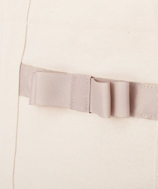 Maison de FLEUR マルチポケット帆布トートSバッグ Ivory