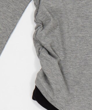 WEGO カーデドッキングレイヤードロンT 杢グレー