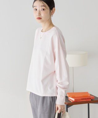 AMERICAN HOLIC ピグメント加工裏毛ルーズプルオーバー Pink