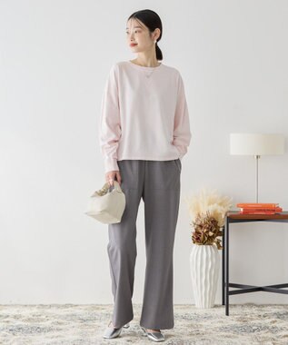 AMERICAN HOLIC ピグメント加工裏毛ルーズプルオーバー Pink