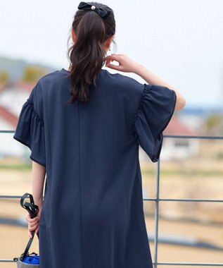 Tiaclasse 【冷凛(ひやりん)カノコ】フリル袖ワンピース ブルー