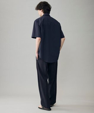 UNFILO MENS ウーリーノ 2タックスラックス ネイビー