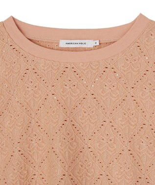 AMERICAN HOLIC 総レースプルオーバー Orange