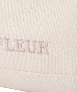 Maison de FLEUR マルチポケット帆布トートSバッグ Ivory