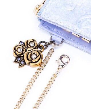 ANNA SUI パピヨン マルチケース ライトブルー