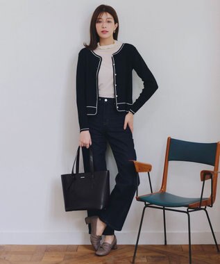 Tiaclasse 【安田美沙子さん　小倉優子さん着用】リボンデザイン通勤バッグ ブラック