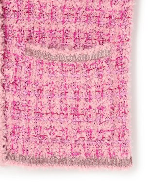 TOCCA 【洗える】THOUSAND WAVE ニットジャケット ピンク系