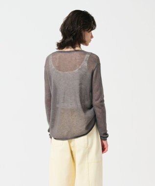 GRACE CONTINENTAL モヘヤシアーニットトップ グレー